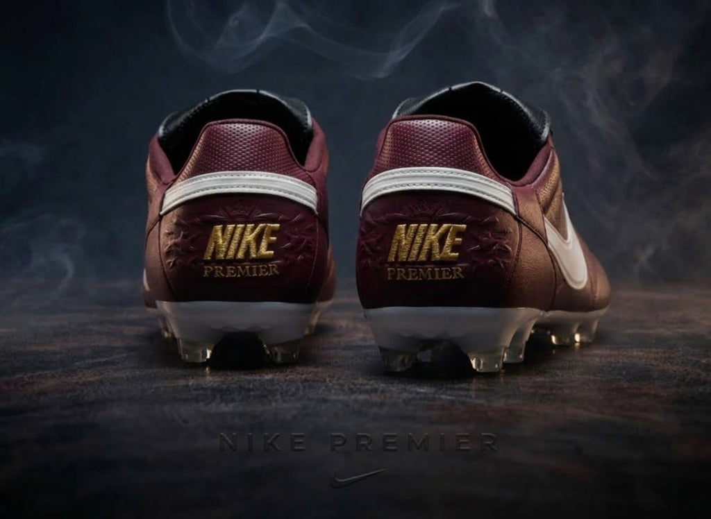 Crampons de football Nike Premier 3 – Bordeaux foncé, pointure 42
