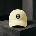 Casquette baseball jaune pastel CRANERS, vue de face