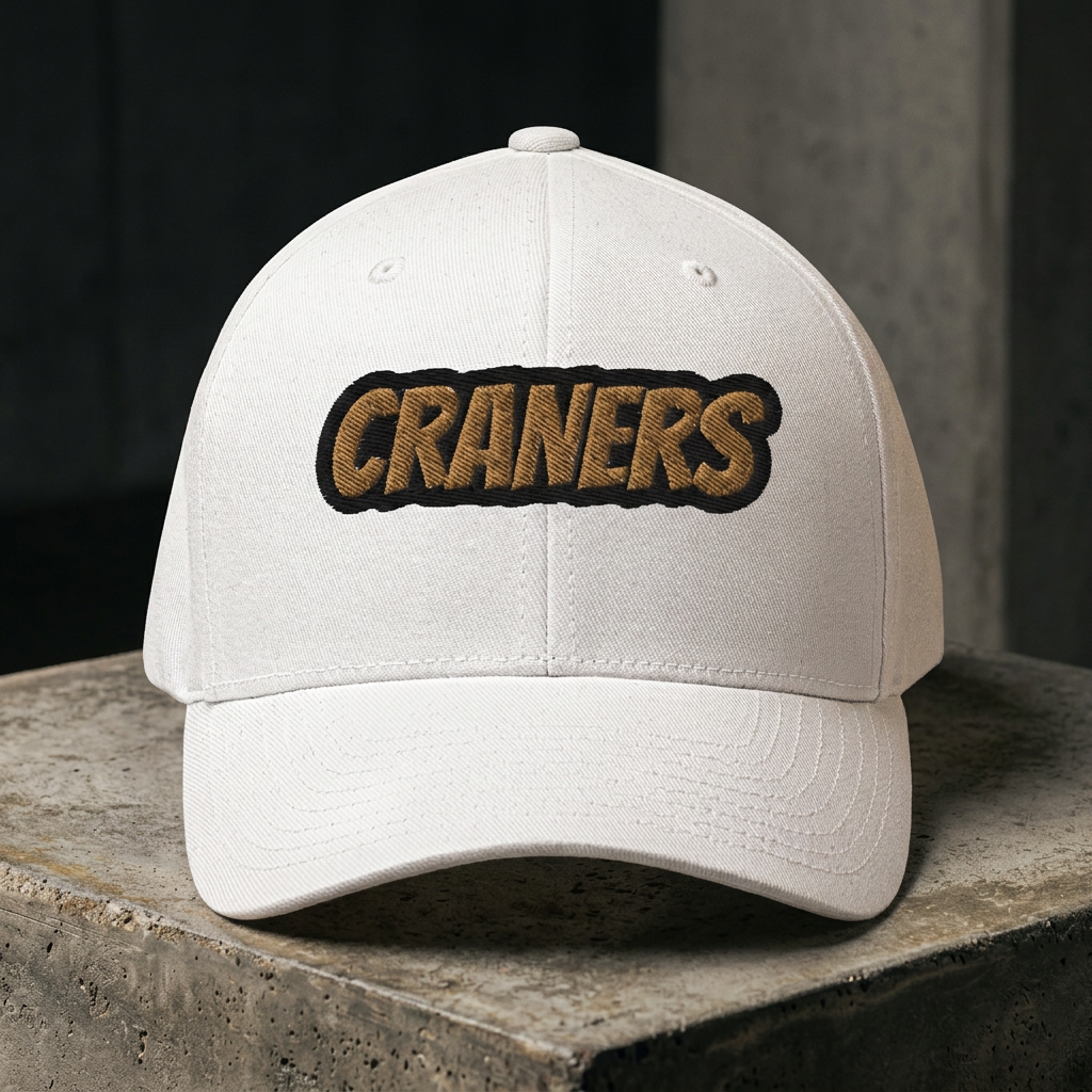 Casquette sergé blanche CRANERS, vue de dos