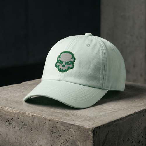 Casquette baseball vert pastel CRANERS, vue de face