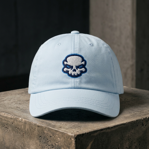 Casquette baseball bleu pastel CRANERS, vue de face
