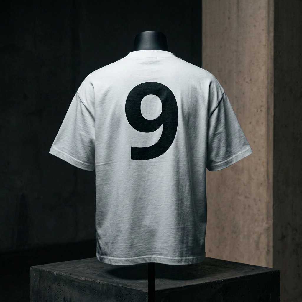 T-shirt oversize col montant en coton bio CRANERS sur mannequin